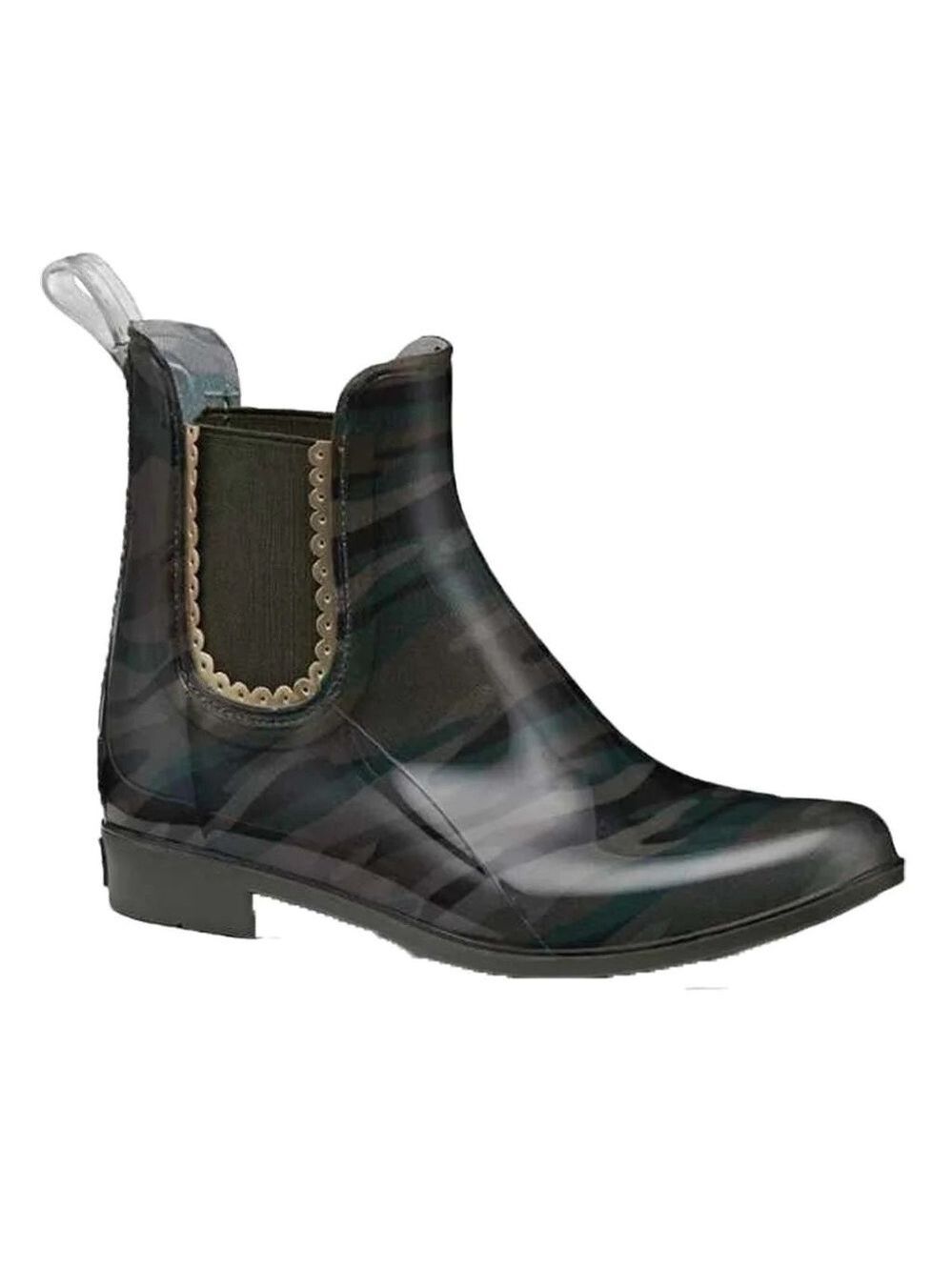 JACK Rogers Sallie Printed Rain Boot in Green. Camouflage